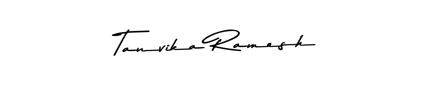 Make a beautiful signature design for name Tanvika Ramesh. Use this online signature maker to create a handwritten signature for free. Tanvika Ramesh signature style 9 images and pictures png