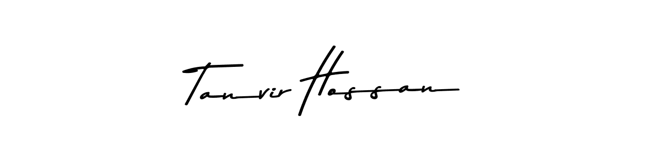 How to make Tanvir Hossan name signature. Use Asem Kandis PERSONAL USE style for creating short signs online. This is the latest handwritten sign. Tanvir Hossan signature style 9 images and pictures png