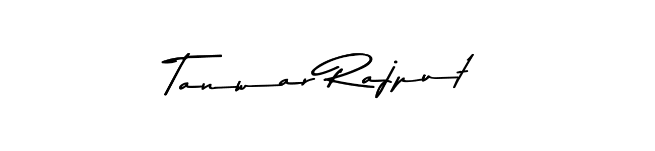 Make a beautiful signature design for name Tanwar Rajput. With this signature (Asem Kandis PERSONAL USE) style, you can create a handwritten signature for free. Tanwar Rajput signature style 9 images and pictures png