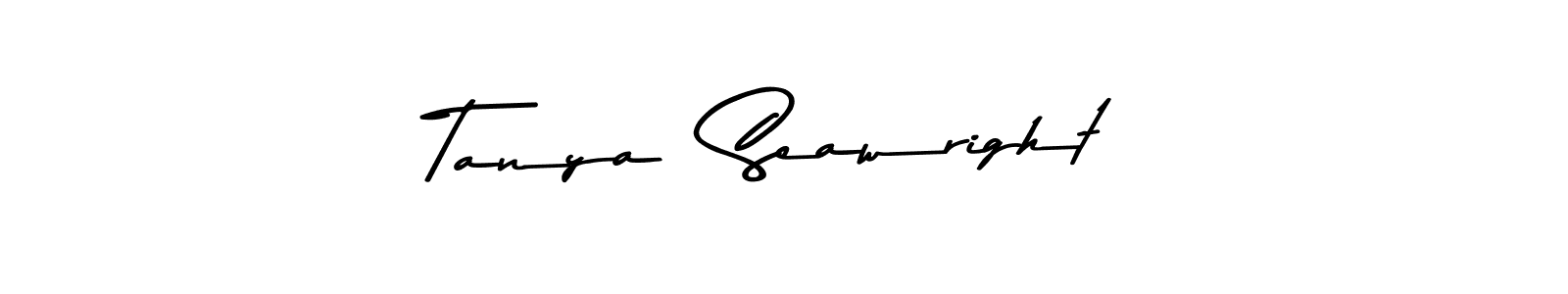 Create a beautiful signature design for name Tanya  Seawright. With this signature (Asem Kandis PERSONAL USE) fonts, you can make a handwritten signature for free. Tanya  Seawright signature style 9 images and pictures png