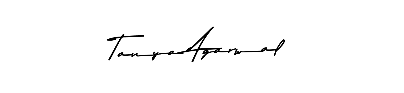 You should practise on your own different ways (Asem Kandis PERSONAL USE) to write your name (Tanya Agarwal) in signature. don't let someone else do it for you. Tanya Agarwal signature style 9 images and pictures png