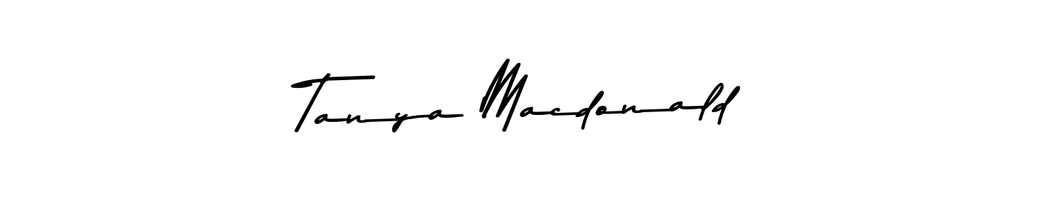 Make a beautiful signature design for name Tanya Macdonald. With this signature (Asem Kandis PERSONAL USE) style, you can create a handwritten signature for free. Tanya Macdonald signature style 9 images and pictures png