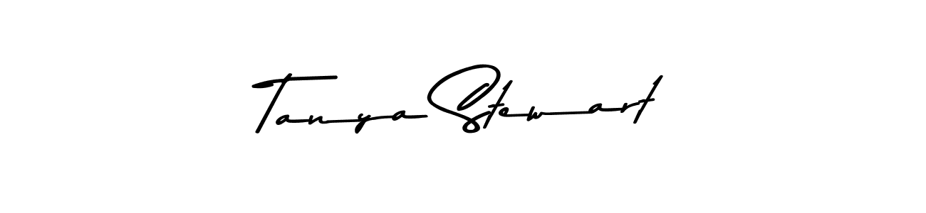 Use a signature maker to create a handwritten signature online. With this signature software, you can design (Asem Kandis PERSONAL USE) your own signature for name Tanya Stewart. Tanya Stewart signature style 9 images and pictures png
