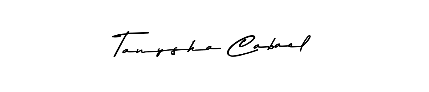 The best way (Asem Kandis PERSONAL USE) to make a short signature is to pick only two or three words in your name. The name Tanysha Cabael include a total of six letters. For converting this name. Tanysha Cabael signature style 9 images and pictures png