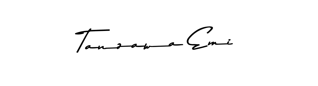 Design your own signature with our free online signature maker. With this signature software, you can create a handwritten (Asem Kandis PERSONAL USE) signature for name Tanzawa Emi. Tanzawa Emi signature style 9 images and pictures png