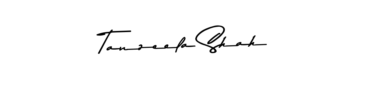You should practise on your own different ways (Asem Kandis PERSONAL USE) to write your name (Tanzeela Shah) in signature. don't let someone else do it for you. Tanzeela Shah signature style 9 images and pictures png