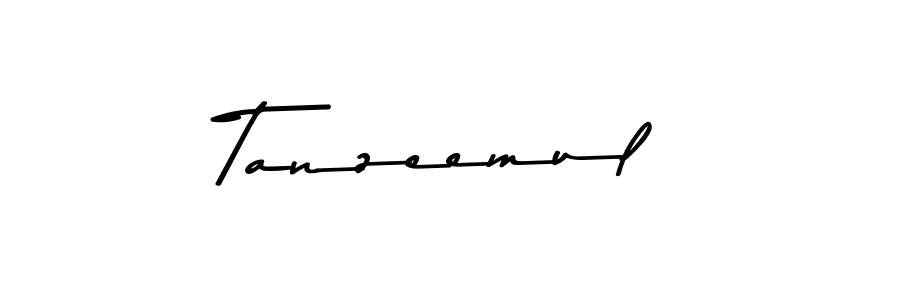How to make Tanzeemul name signature. Use Asem Kandis PERSONAL USE style for creating short signs online. This is the latest handwritten sign. Tanzeemul signature style 9 images and pictures png