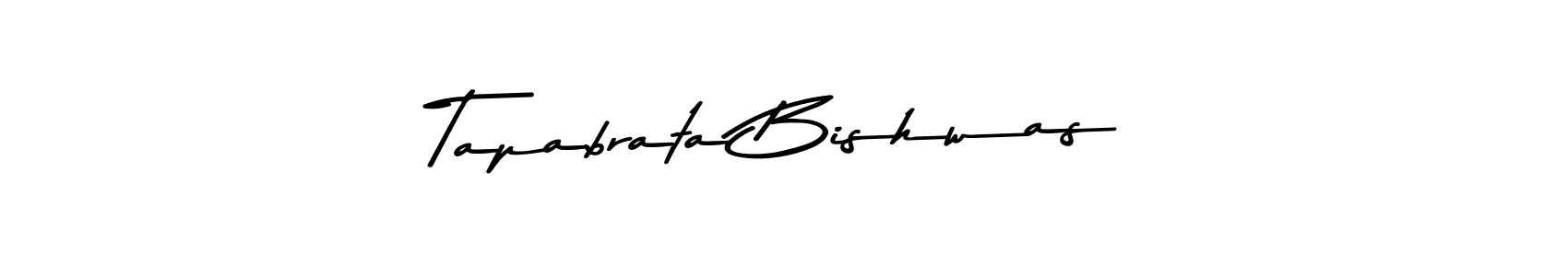 Make a beautiful signature design for name Tapabrata Bishwas. With this signature (Asem Kandis PERSONAL USE) style, you can create a handwritten signature for free. Tapabrata Bishwas signature style 9 images and pictures png