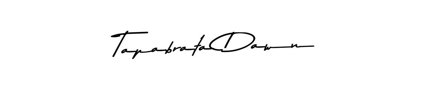 Design your own signature with our free online signature maker. With this signature software, you can create a handwritten (Asem Kandis PERSONAL USE) signature for name Tapabrata Dawn. Tapabrata Dawn signature style 9 images and pictures png