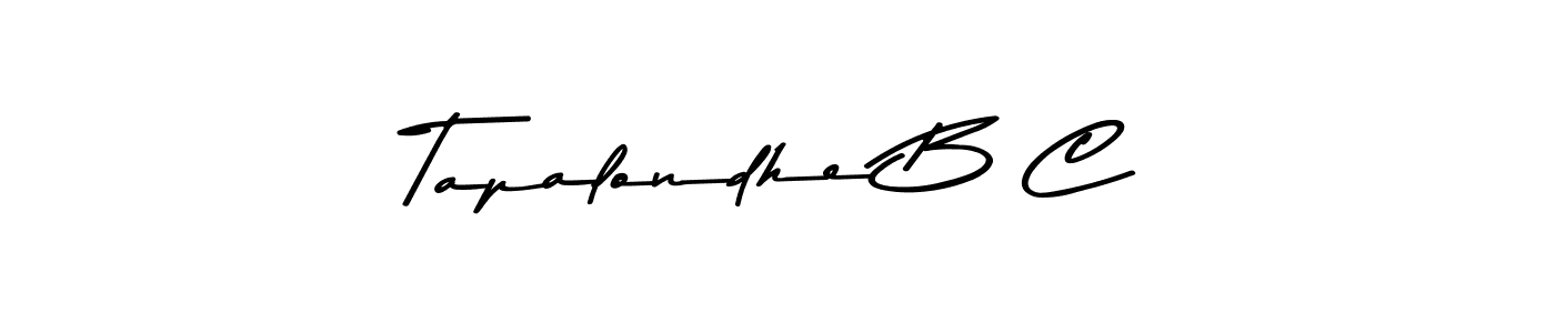 You can use this online signature creator to create a handwritten signature for the name Tapalondhe B C. This is the best online autograph maker. Tapalondhe B C signature style 9 images and pictures png