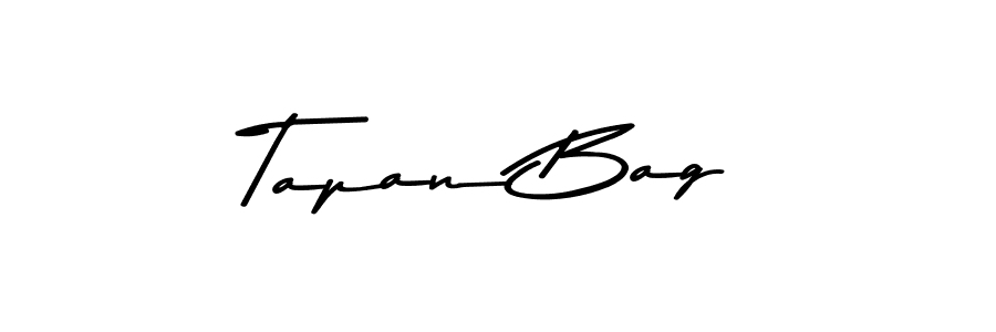 Tapan Bag stylish signature style. Best Handwritten Sign (Asem Kandis PERSONAL USE) for my name. Handwritten Signature Collection Ideas for my name Tapan Bag. Tapan Bag signature style 9 images and pictures png
