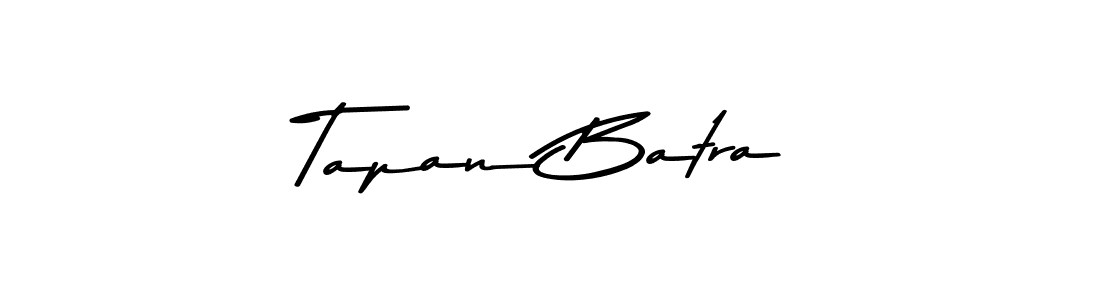 Tapan Batra stylish signature style. Best Handwritten Sign (Asem Kandis PERSONAL USE) for my name. Handwritten Signature Collection Ideas for my name Tapan Batra. Tapan Batra signature style 9 images and pictures png