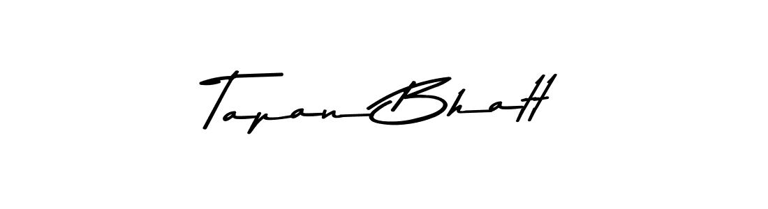 You should practise on your own different ways (Asem Kandis PERSONAL USE) to write your name (Tapan Bhatt) in signature. don't let someone else do it for you. Tapan Bhatt signature style 9 images and pictures png