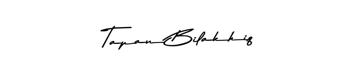 Use a signature maker to create a handwritten signature online. With this signature software, you can design (Asem Kandis PERSONAL USE) your own signature for name Tapan Bilakhiq. Tapan Bilakhiq signature style 9 images and pictures png