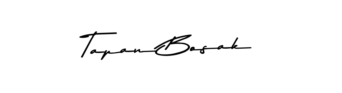 Use a signature maker to create a handwritten signature online. With this signature software, you can design (Asem Kandis PERSONAL USE) your own signature for name Tapan Bosak. Tapan Bosak signature style 9 images and pictures png