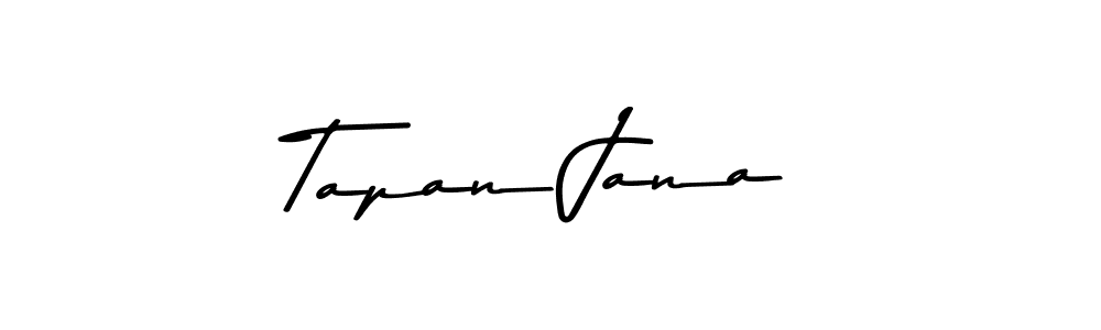 Design your own signature with our free online signature maker. With this signature software, you can create a handwritten (Asem Kandis PERSONAL USE) signature for name Tapan Jana. Tapan Jana signature style 9 images and pictures png