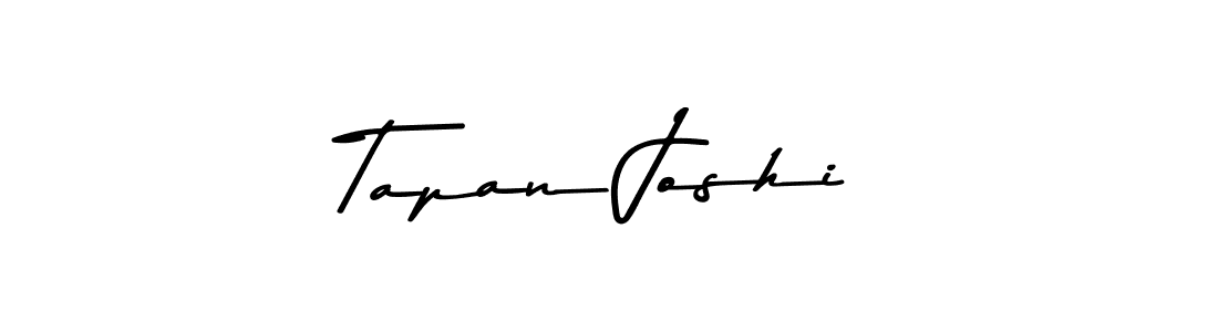 Design your own signature with our free online signature maker. With this signature software, you can create a handwritten (Asem Kandis PERSONAL USE) signature for name Tapan Joshi. Tapan Joshi signature style 9 images and pictures png