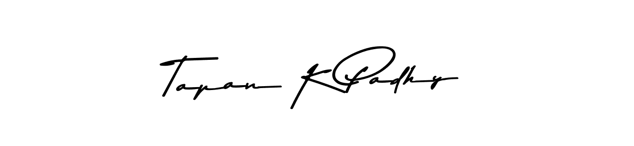 This is the best signature style for the Tapan K Padhy name. Also you like these signature font (Asem Kandis PERSONAL USE). Mix name signature. Tapan K Padhy signature style 9 images and pictures png