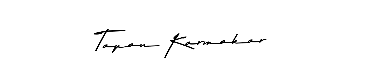 How to make Tapan Karmakar signature? Asem Kandis PERSONAL USE is a professional autograph style. Create handwritten signature for Tapan Karmakar name. Tapan Karmakar signature style 9 images and pictures png