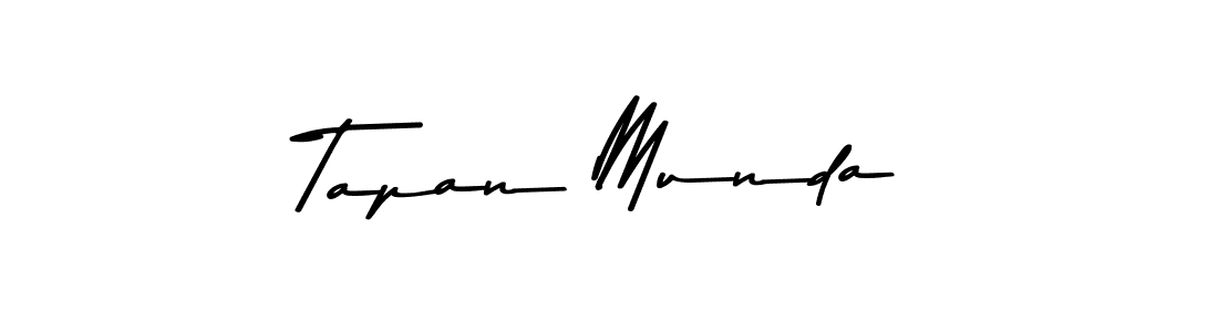 Design your own signature with our free online signature maker. With this signature software, you can create a handwritten (Asem Kandis PERSONAL USE) signature for name Tapan Munda. Tapan Munda signature style 9 images and pictures png