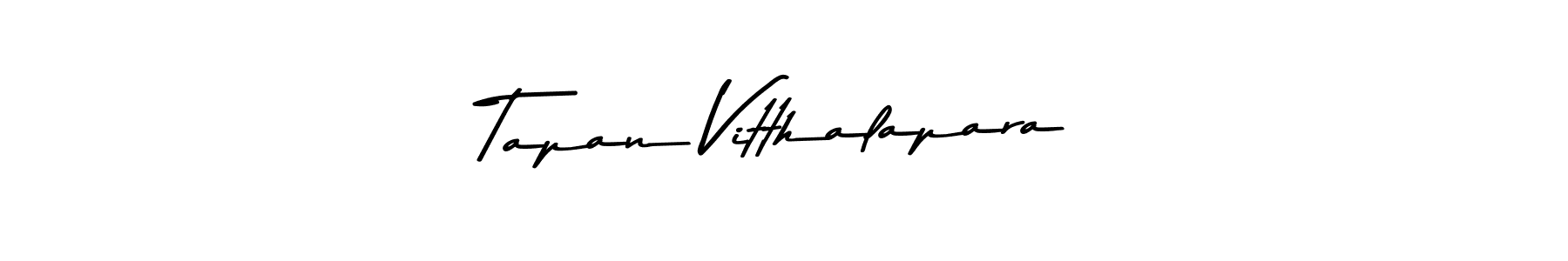 Use a signature maker to create a handwritten signature online. With this signature software, you can design (Asem Kandis PERSONAL USE) your own signature for name Tapan Vitthalapara. Tapan Vitthalapara signature style 9 images and pictures png