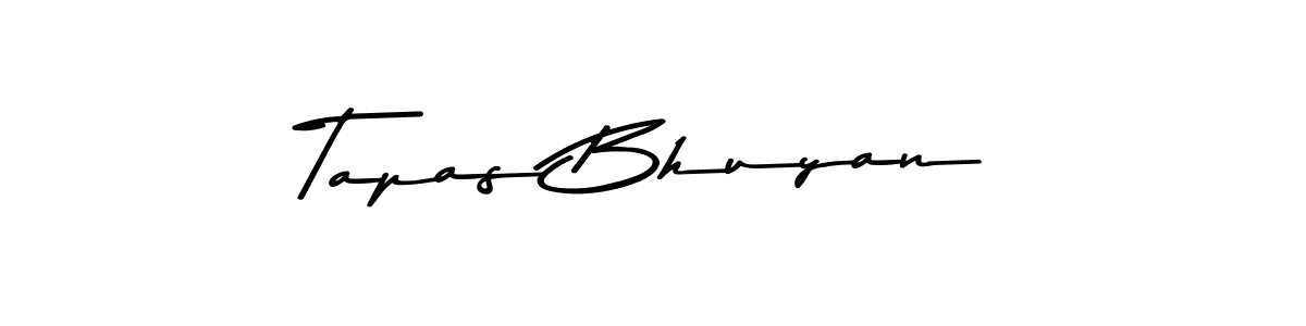 Make a beautiful signature design for name Tapas Bhuyan. With this signature (Asem Kandis PERSONAL USE) style, you can create a handwritten signature for free. Tapas Bhuyan signature style 9 images and pictures png