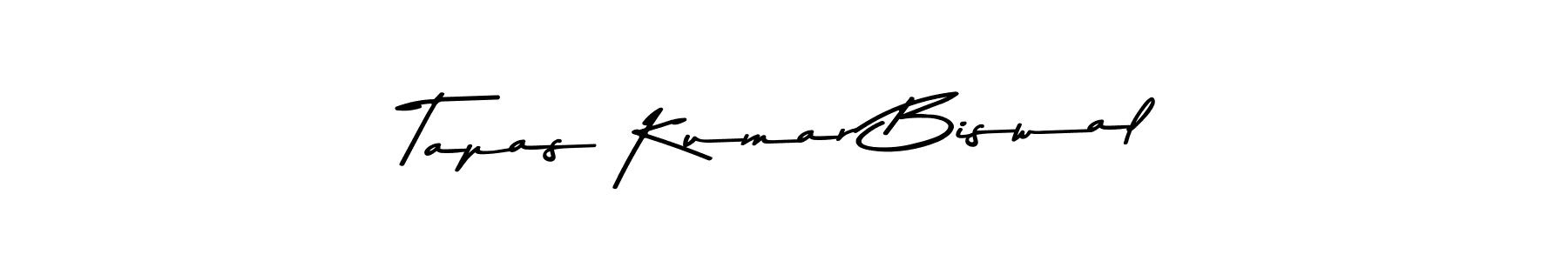 Use a signature maker to create a handwritten signature online. With this signature software, you can design (Asem Kandis PERSONAL USE) your own signature for name Tapas Kumar Biswal. Tapas Kumar Biswal signature style 9 images and pictures png