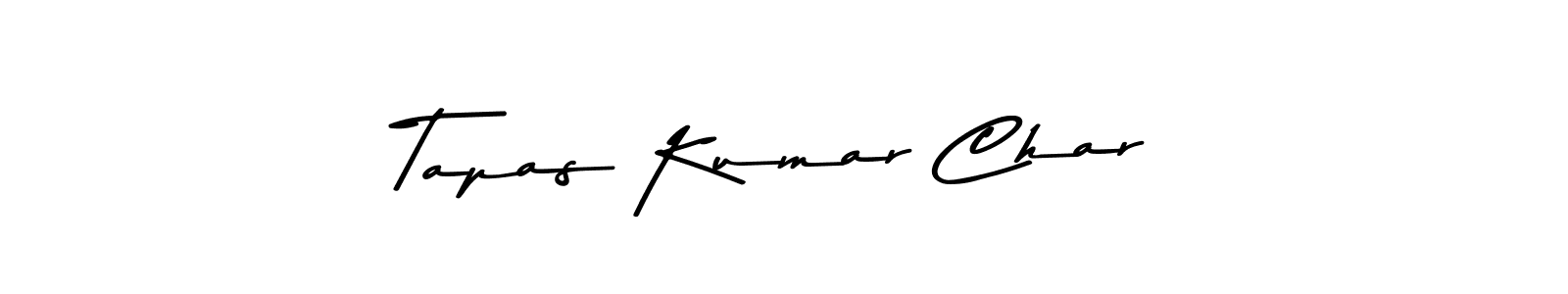 You should practise on your own different ways (Asem Kandis PERSONAL USE) to write your name (Tapas Kumar Char) in signature. don't let someone else do it for you. Tapas Kumar Char signature style 9 images and pictures png