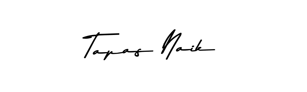 Create a beautiful signature design for name Tapas Naik. With this signature (Asem Kandis PERSONAL USE) fonts, you can make a handwritten signature for free. Tapas Naik signature style 9 images and pictures png