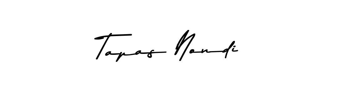 The best way (Asem Kandis PERSONAL USE) to make a short signature is to pick only two or three words in your name. The name Tapas Nondi include a total of six letters. For converting this name. Tapas Nondi signature style 9 images and pictures png