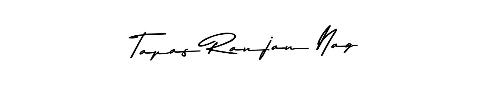 Create a beautiful signature design for name Tapas Ranjan Nag. With this signature (Asem Kandis PERSONAL USE) fonts, you can make a handwritten signature for free. Tapas Ranjan Nag signature style 9 images and pictures png