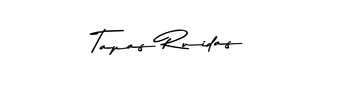 Make a beautiful signature design for name Tapas Ruidas. Use this online signature maker to create a handwritten signature for free. Tapas Ruidas signature style 9 images and pictures png