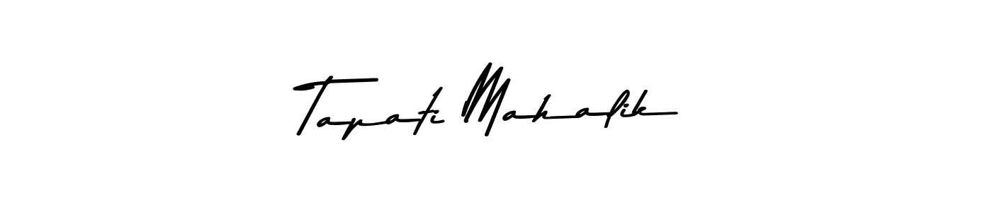 Make a beautiful signature design for name Tapati Mahalik. With this signature (Asem Kandis PERSONAL USE) style, you can create a handwritten signature for free. Tapati Mahalik signature style 9 images and pictures png