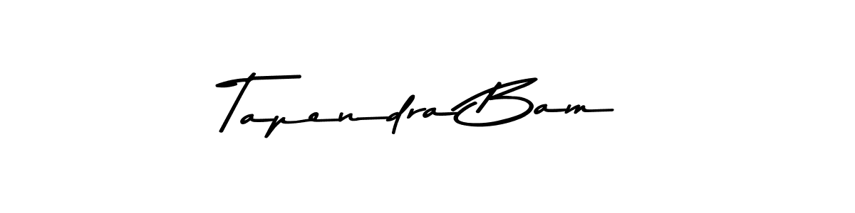 Make a beautiful signature design for name Tapendra Bam. With this signature (Asem Kandis PERSONAL USE) style, you can create a handwritten signature for free. Tapendra Bam signature style 9 images and pictures png