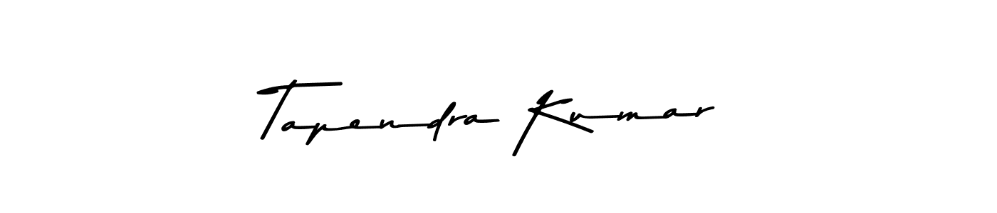 Make a beautiful signature design for name Tapendra Kumar. With this signature (Asem Kandis PERSONAL USE) style, you can create a handwritten signature for free. Tapendra Kumar signature style 9 images and pictures png