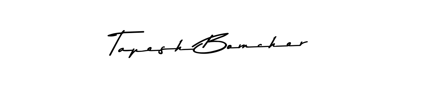 Similarly Asem Kandis PERSONAL USE is the best handwritten signature design. Signature creator online .You can use it as an online autograph creator for name Tapesh Bomcher. Tapesh Bomcher signature style 9 images and pictures png