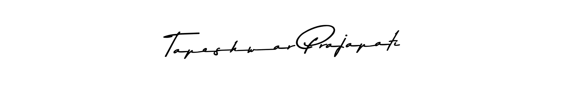 Design your own signature with our free online signature maker. With this signature software, you can create a handwritten (Asem Kandis PERSONAL USE) signature for name Tapeshwar Prajapati. Tapeshwar Prajapati signature style 9 images and pictures png