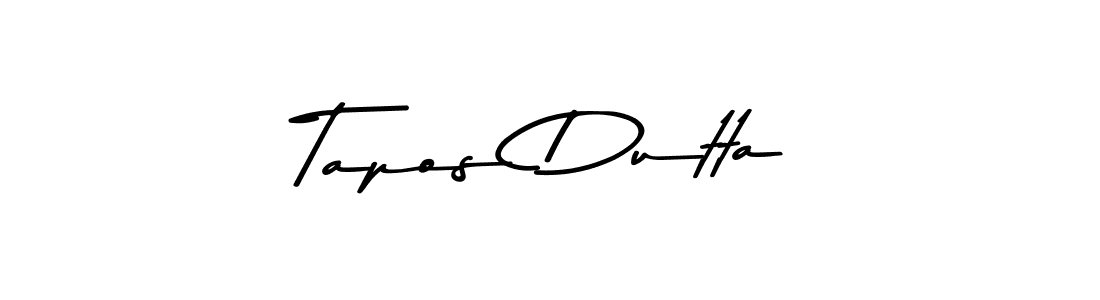 How to make Tapos Dutta signature? Asem Kandis PERSONAL USE is a professional autograph style. Create handwritten signature for Tapos Dutta name. Tapos Dutta signature style 9 images and pictures png