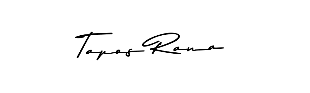 The best way (Asem Kandis PERSONAL USE) to make a short signature is to pick only two or three words in your name. The name Tapos Rana include a total of six letters. For converting this name. Tapos Rana signature style 9 images and pictures png