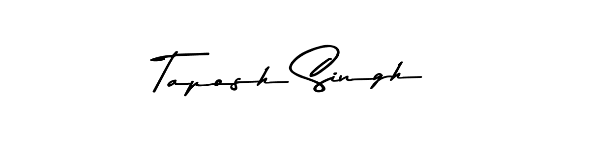 You should practise on your own different ways (Asem Kandis PERSONAL USE) to write your name (Taposh Singh) in signature. don't let someone else do it for you. Taposh Singh signature style 9 images and pictures png