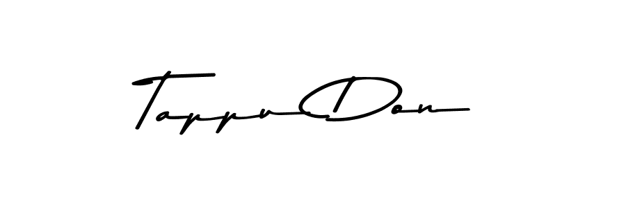 This is the best signature style for the Tappu Don name. Also you like these signature font (Asem Kandis PERSONAL USE). Mix name signature. Tappu Don signature style 9 images and pictures png