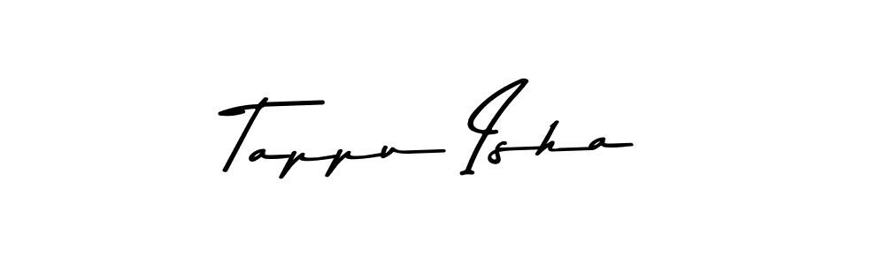 This is the best signature style for the Tappu Isha name. Also you like these signature font (Asem Kandis PERSONAL USE). Mix name signature. Tappu Isha signature style 9 images and pictures png