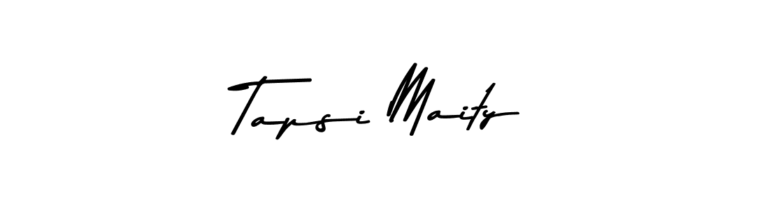 You should practise on your own different ways (Asem Kandis PERSONAL USE) to write your name (Tapsi Maity) in signature. don't let someone else do it for you. Tapsi Maity signature style 9 images and pictures png