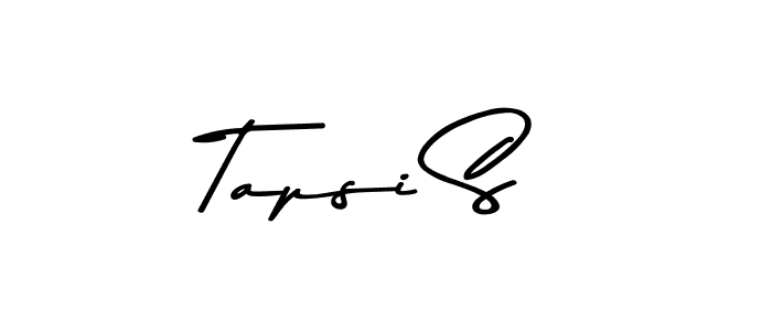 if you are searching for the best signature style for your name Tapsi S. so please give up your signature search. here we have designed multiple signature styles  using Asem Kandis PERSONAL USE. Tapsi S signature style 9 images and pictures png