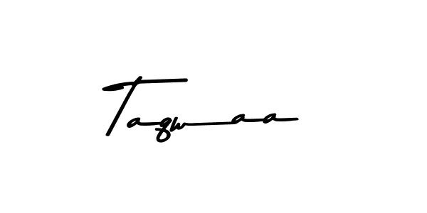 Design your own signature with our free online signature maker. With this signature software, you can create a handwritten (Asem Kandis PERSONAL USE) signature for name Taqwaa. Taqwaa signature style 9 images and pictures png