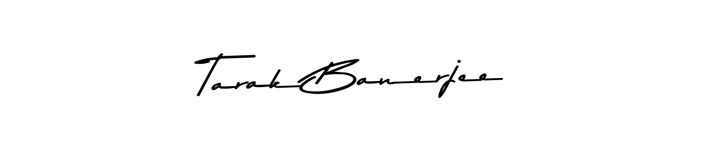 How to make Tarak Banerjee name signature. Use Asem Kandis PERSONAL USE style for creating short signs online. This is the latest handwritten sign. Tarak Banerjee signature style 9 images and pictures png
