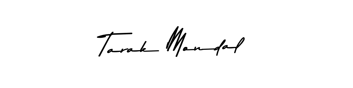 How to make Tarak Mondal name signature. Use Asem Kandis PERSONAL USE style for creating short signs online. This is the latest handwritten sign. Tarak Mondal signature style 9 images and pictures png