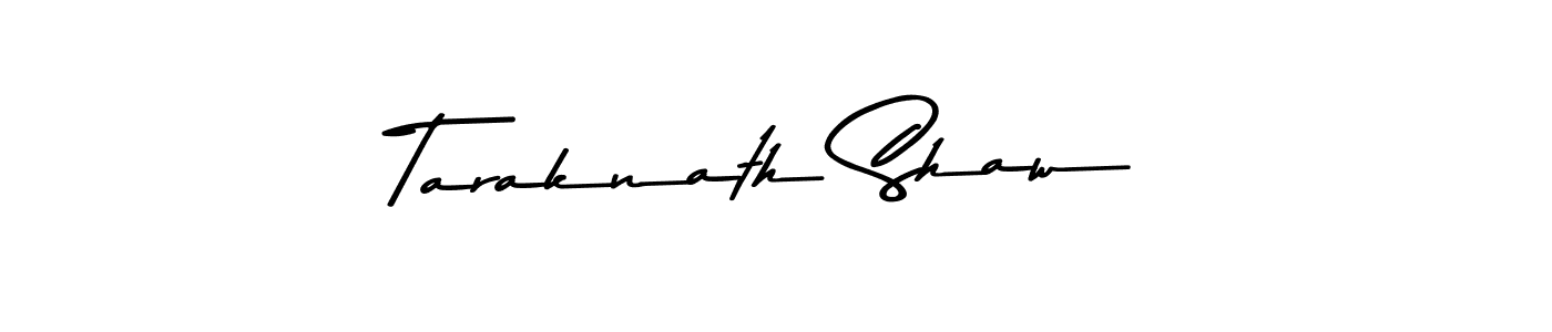 Taraknath Shaw stylish signature style. Best Handwritten Sign (Asem Kandis PERSONAL USE) for my name. Handwritten Signature Collection Ideas for my name Taraknath Shaw. Taraknath Shaw signature style 9 images and pictures png