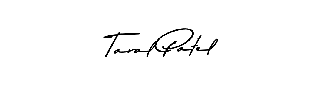 Also we have Taral Patel name is the best signature style. Create professional handwritten signature collection using Asem Kandis PERSONAL USE autograph style. Taral Patel signature style 9 images and pictures png