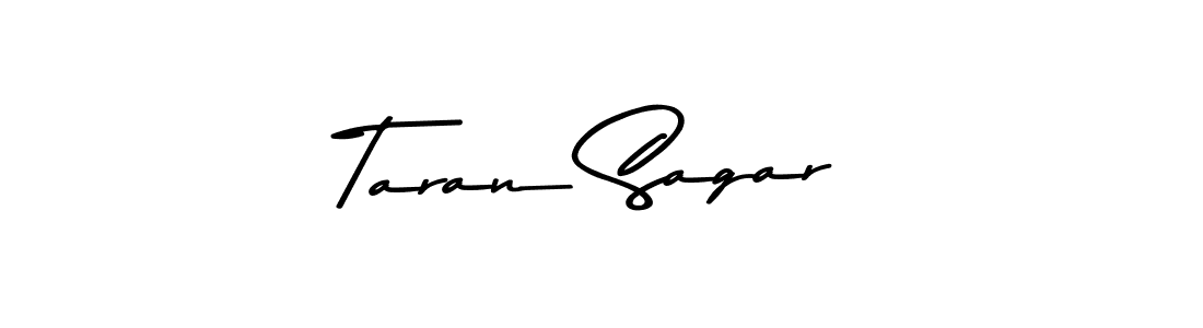 Use a signature maker to create a handwritten signature online. With this signature software, you can design (Asem Kandis PERSONAL USE) your own signature for name Taran Sagar. Taran Sagar signature style 9 images and pictures png